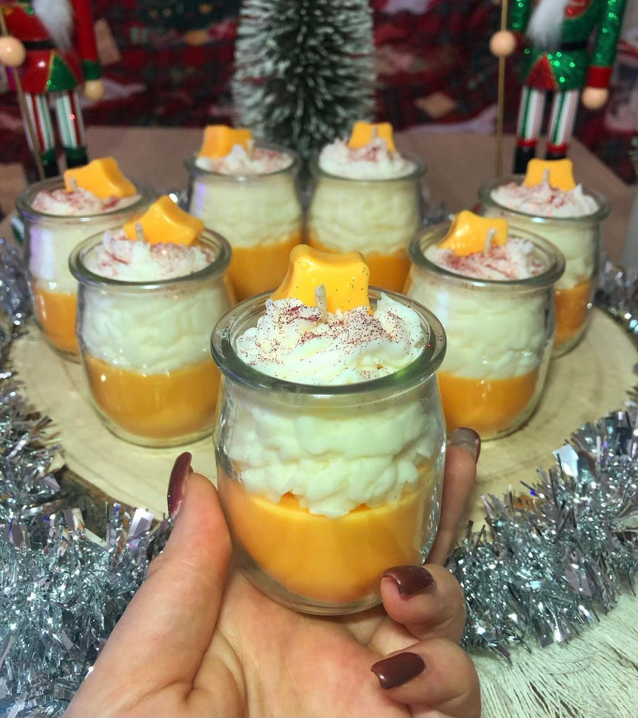 Bougie de Noël Orange/Cannelle 🍊